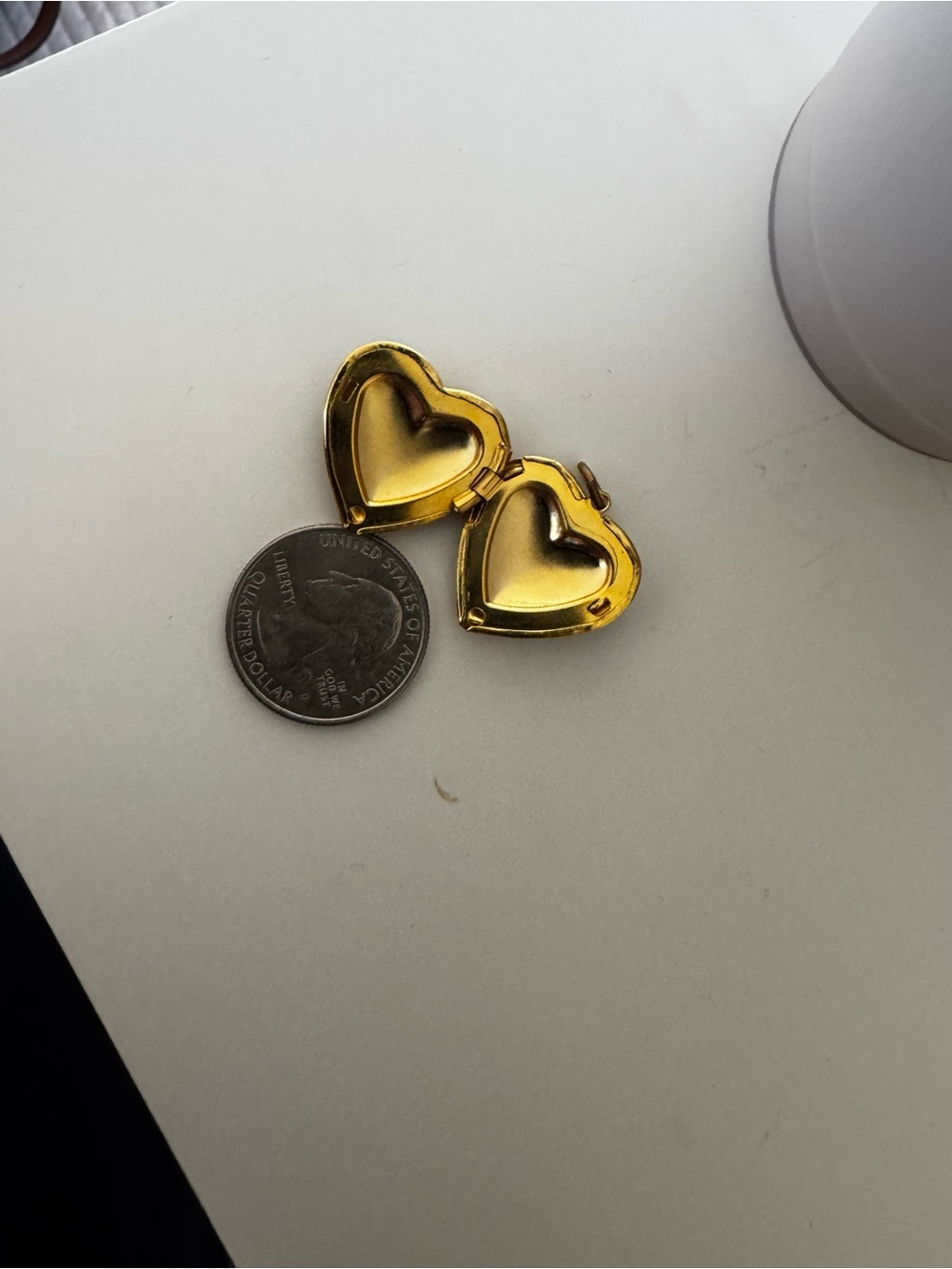 Gold Heart Locket Pendant - Women's Jewelry